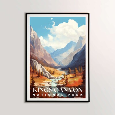 Kings Canyon National Park Poster, Travel Art, Office Poster, Home Decor | S6 - image2